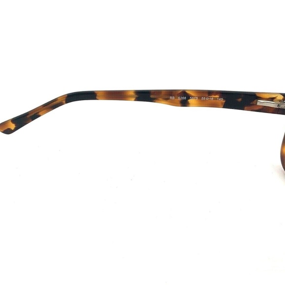 New Ray-Ban Frames Tortoise Unisex Eyeglasses RB 5268 5675 52 17 135 Acetate - Picture 8 of 9